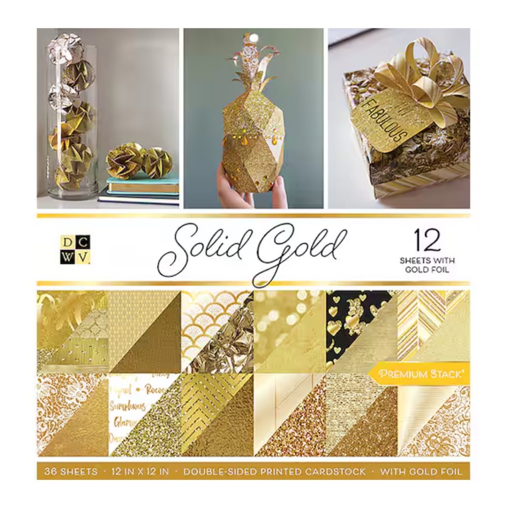 Gold Cardstock Paper